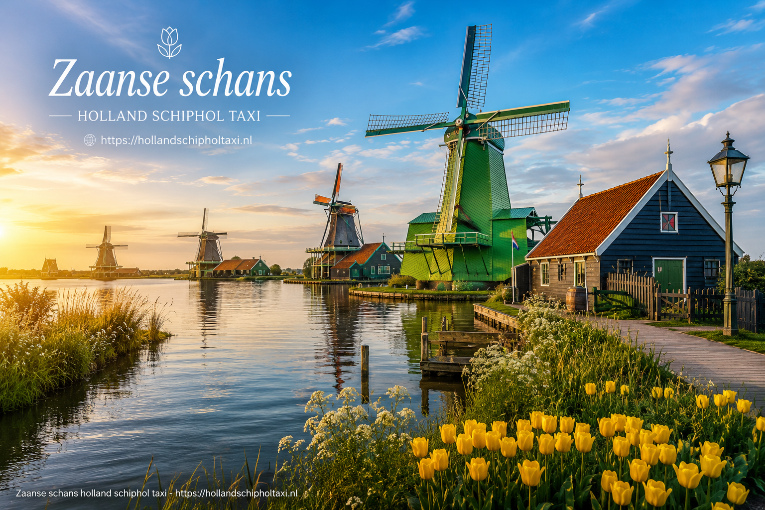 Private day trip Amsterdam Zaanse Schans windmills